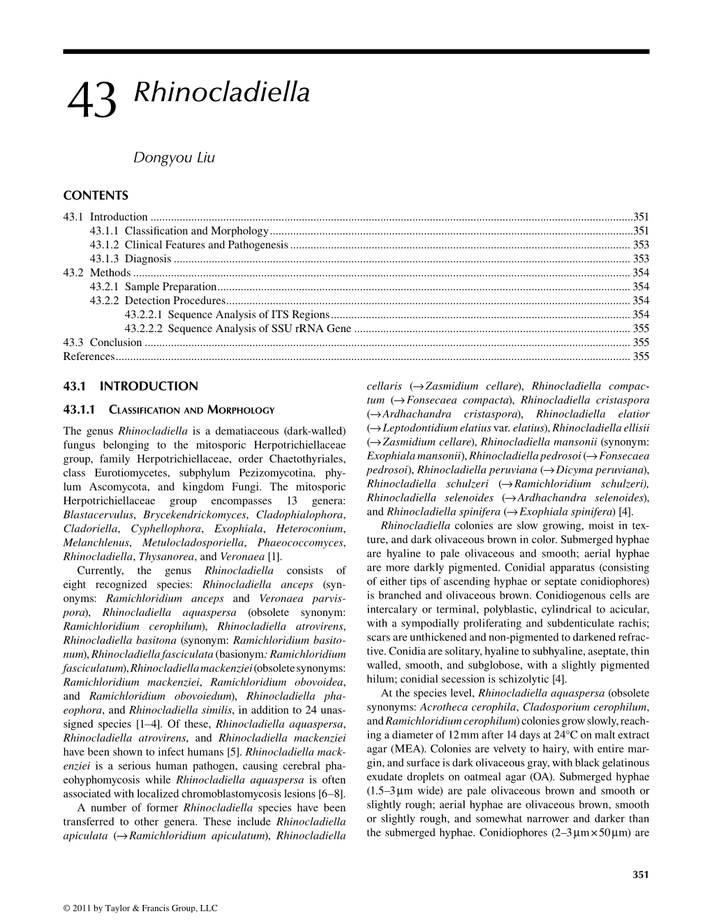 Molecular Detection of Human Fungal Pathogens