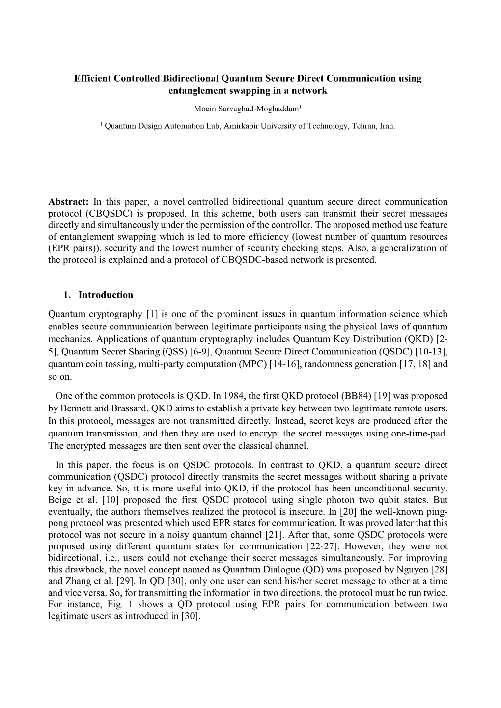 Efficient Controlled Bidirectional Quantum Secure Direct Communication Using Entanglement Swapping in a Network