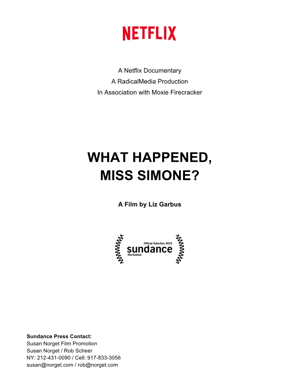 What Happened, Miss Simone?