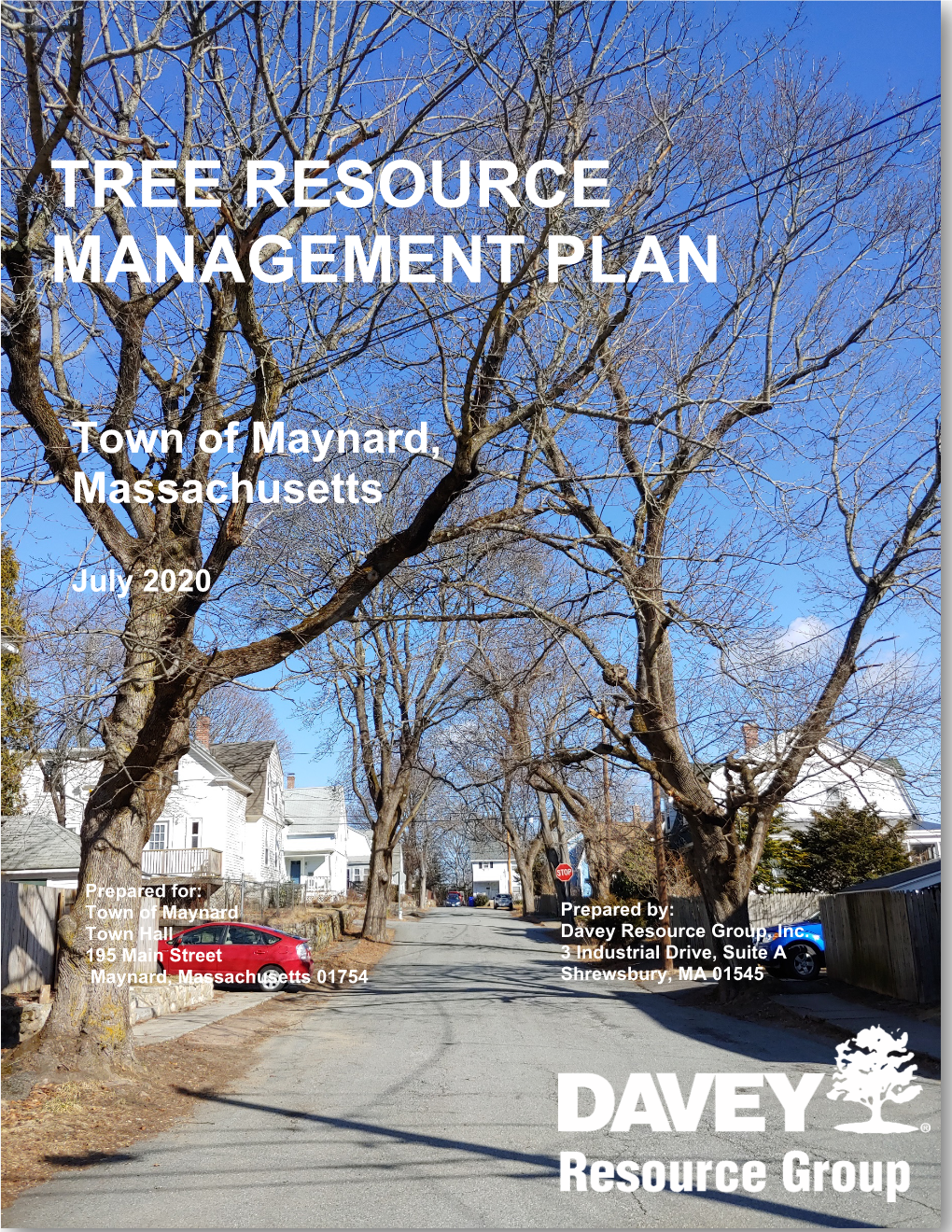 Tree Resource Management Plan, Written by Davey Resource Group Inc