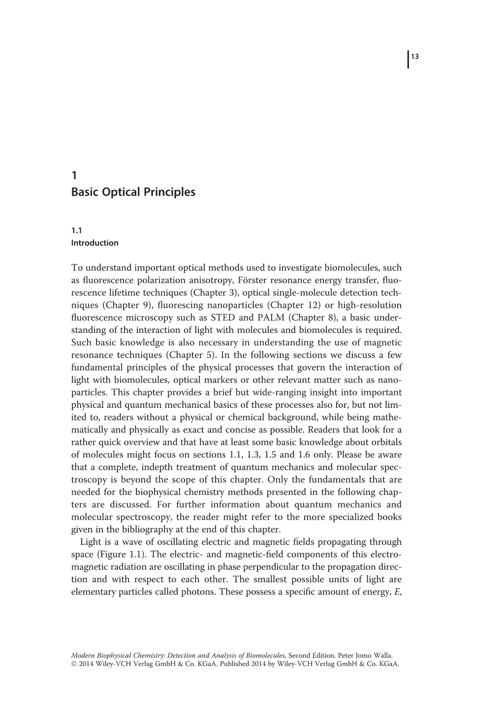 1 Basic Optical Principles