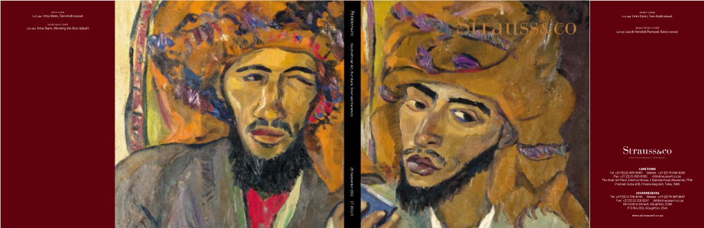 Lot 294 Irma Stern, Two Arabs(Detail) Lot 251 Jacob