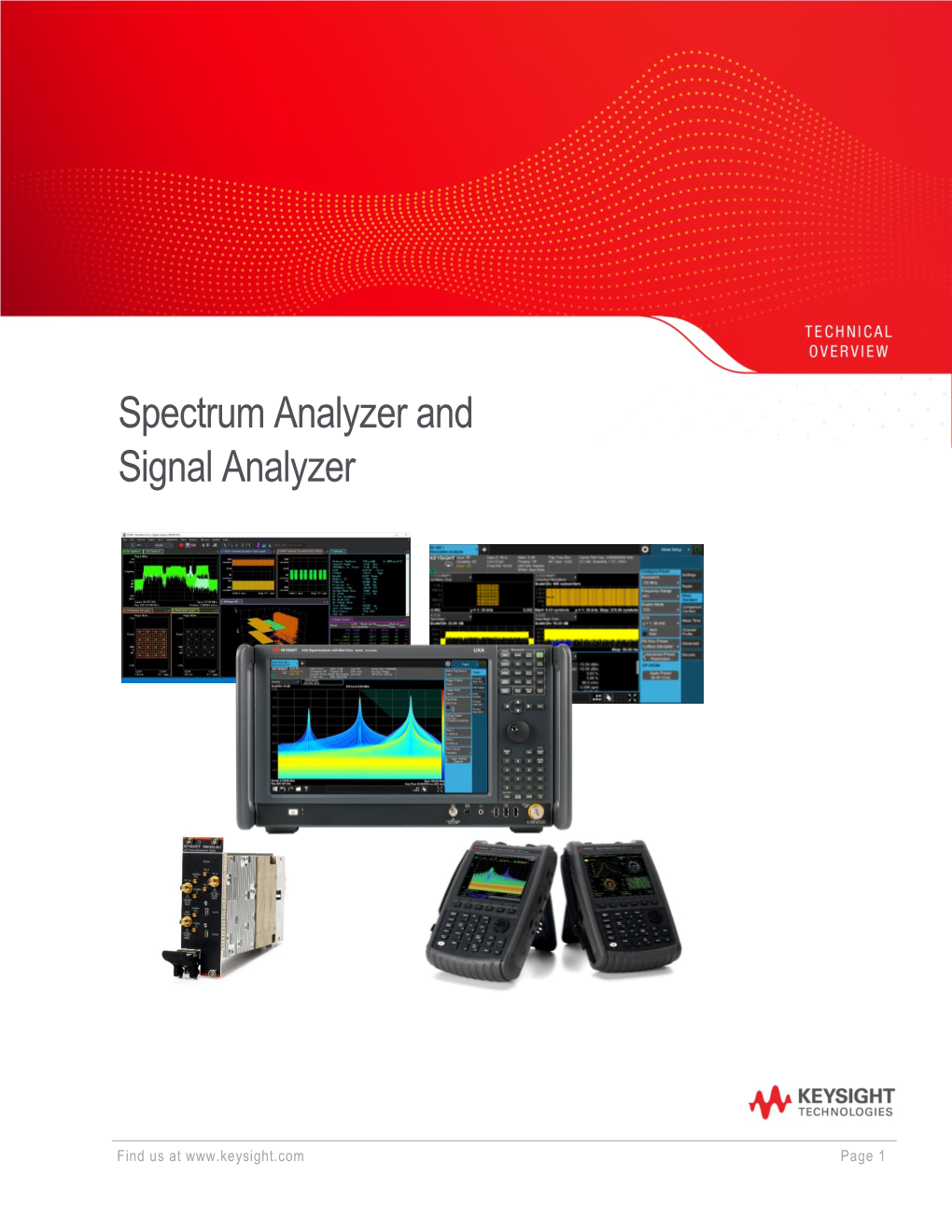 Spectrum Analyzer and Signal Analyzer