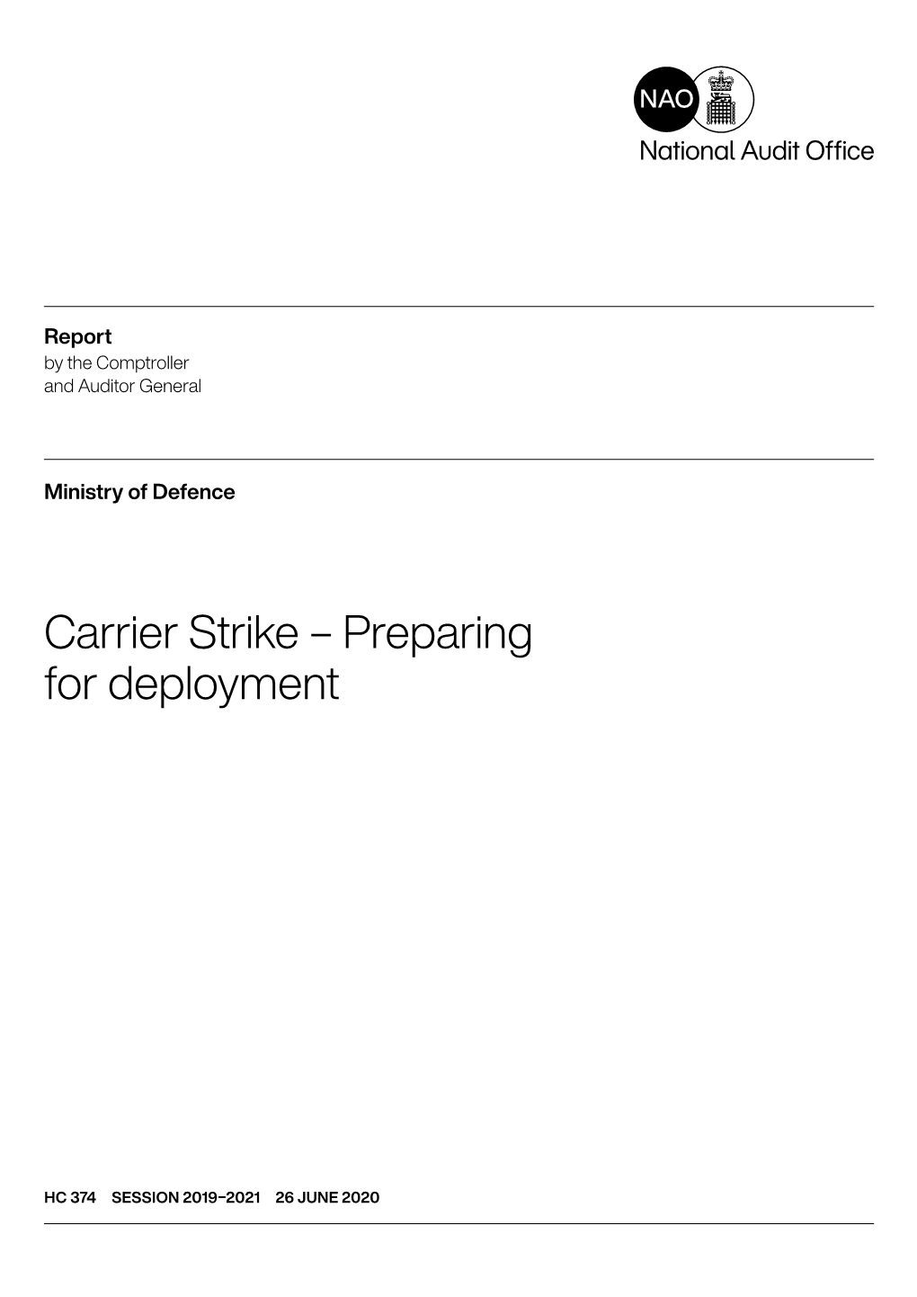 Carrier Strike – Preparing for Deployment