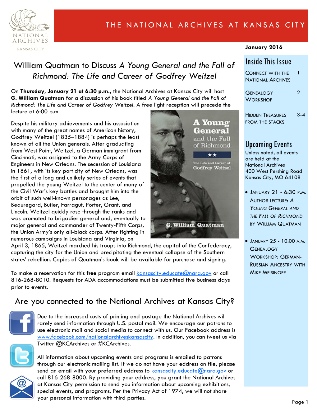 National Archives Newsletter