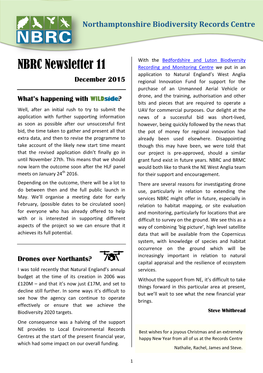 NBRC Newsletter 11