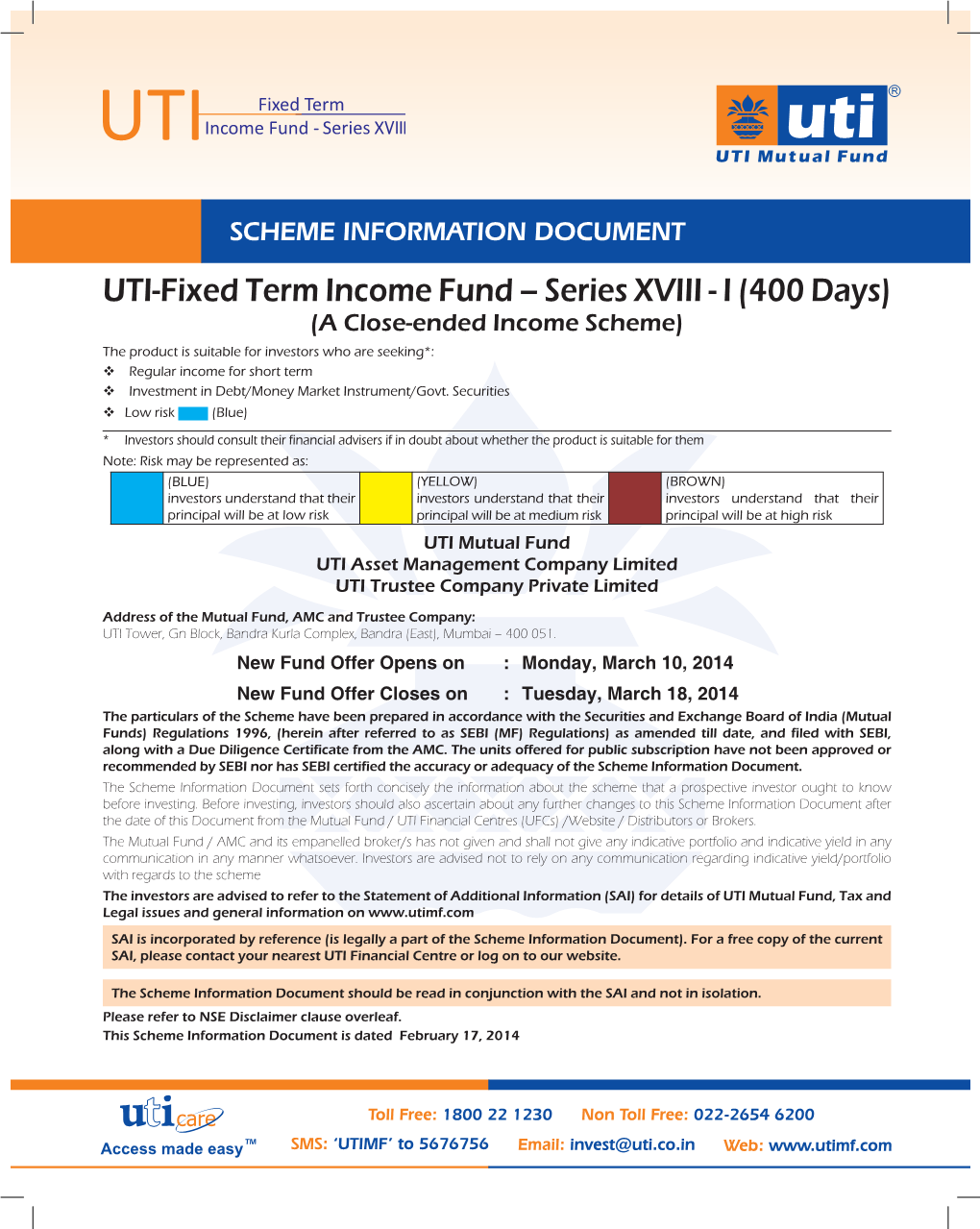 UTI-Fixed Term Income Fund