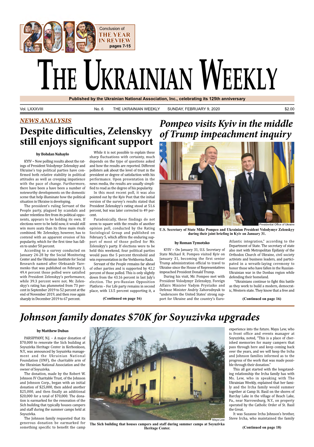 The Ukrainian Weekly, 2020