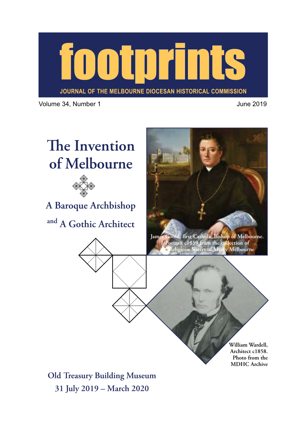 Footprints JOURNAL of the MELBOURNE DIOCESAN HISTORICAL COMMISSION Volume 34, Number 1 June 2019