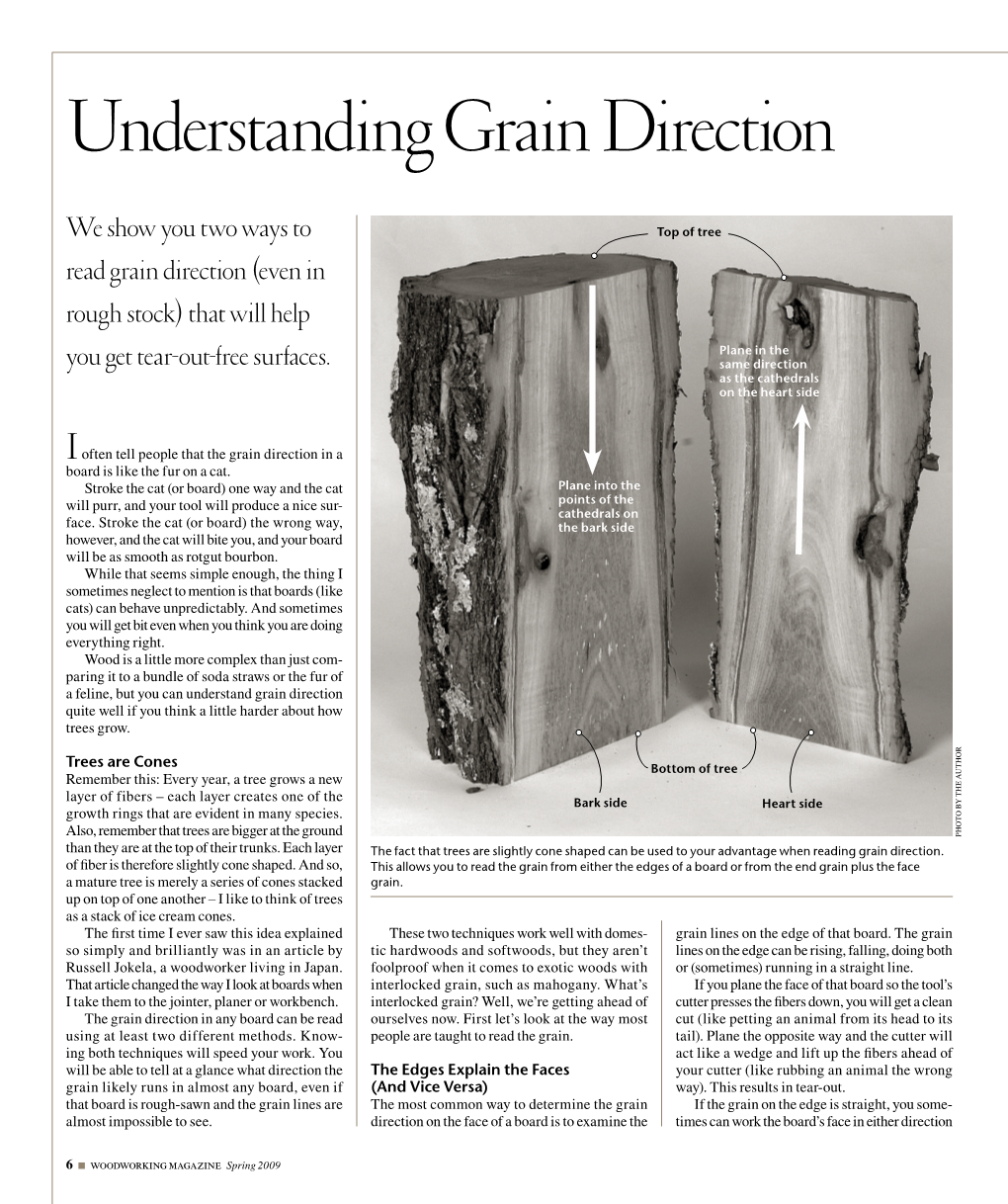 Understanding Grain Direction