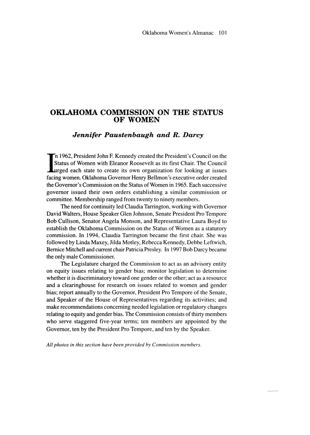 Oklahoma Commission on the Status of Women