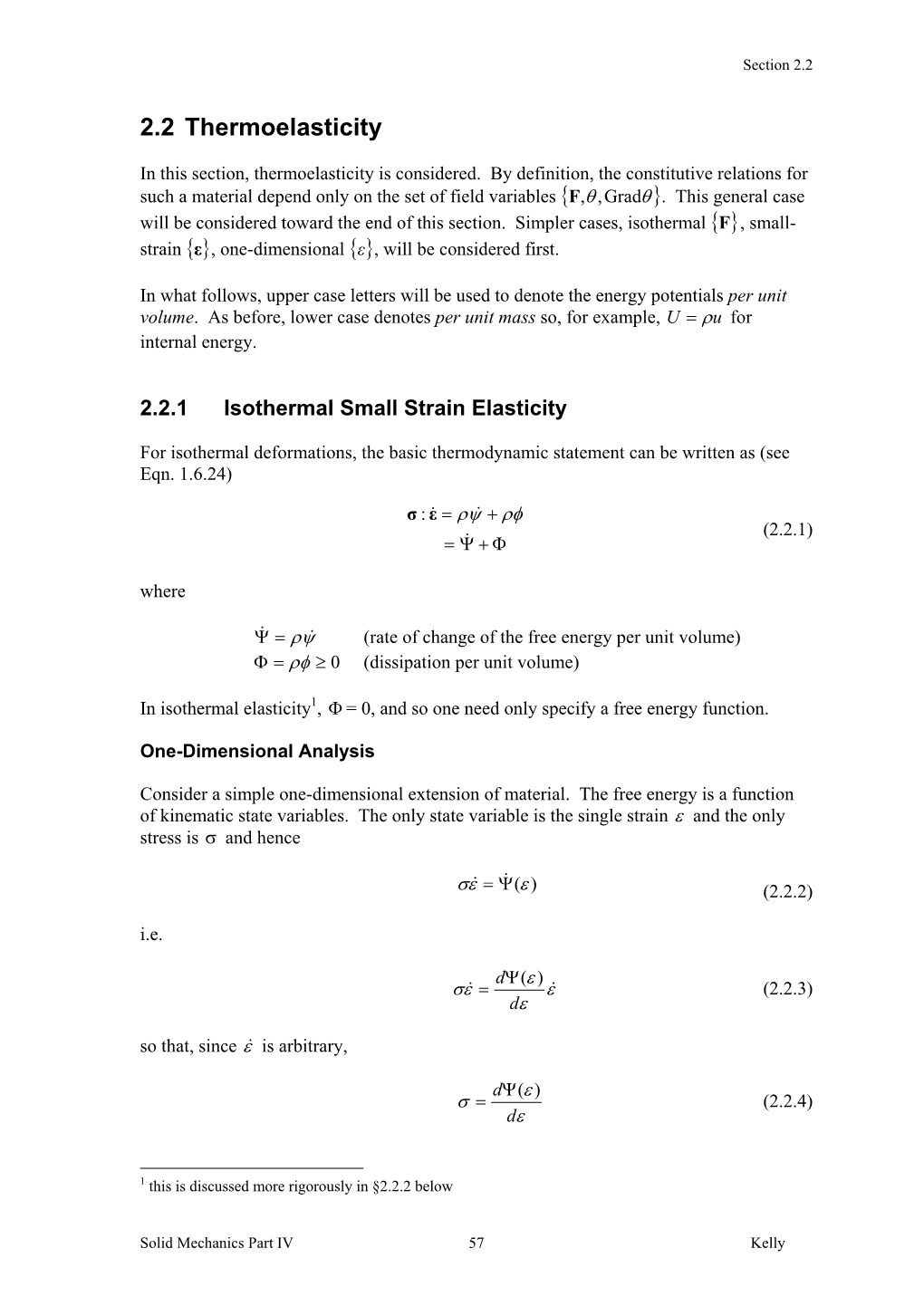 2.2 Thermoelasticity