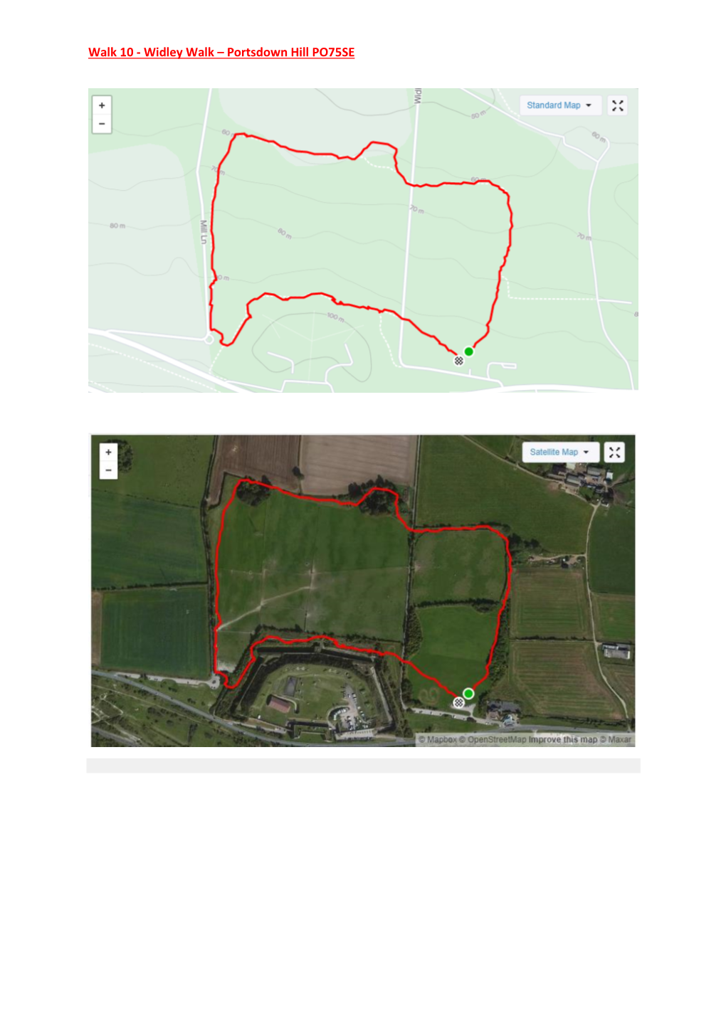 Widley Walk – Portsdown Hill PO75SE