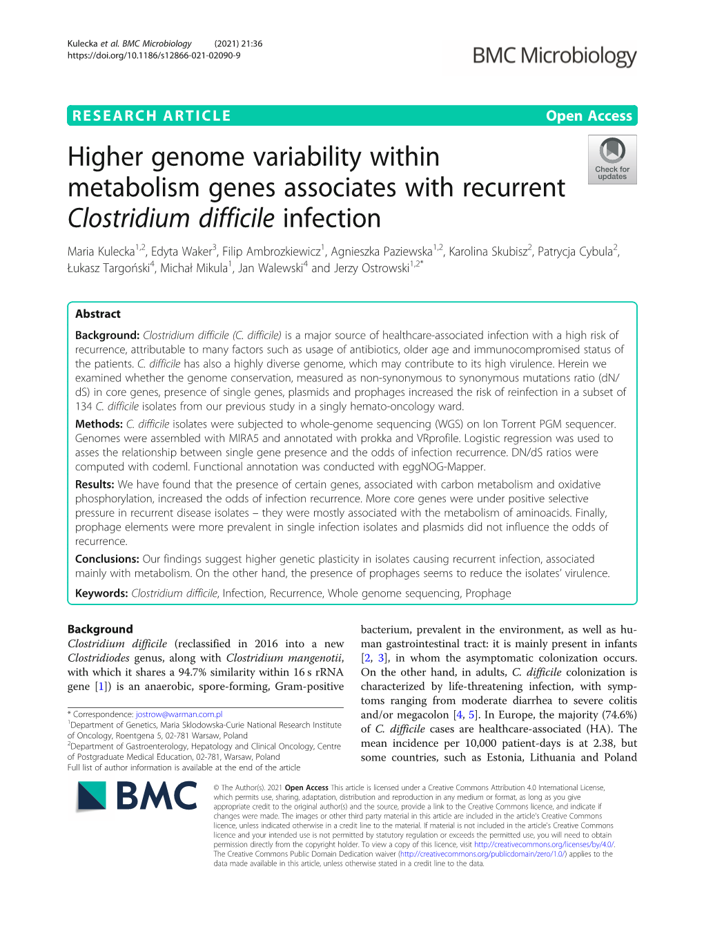 Higher Genome Variability Within Metabolism Genes Associates With