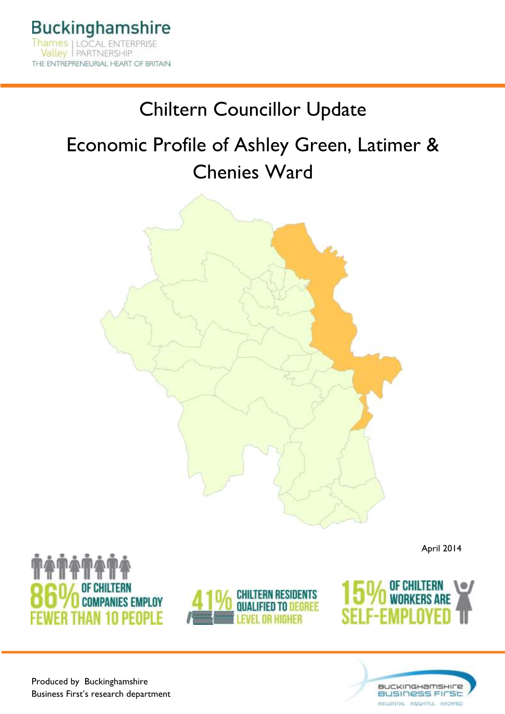 Chiltern Councillor Update Economic Profile of Ashley Green, Latimer & Chenies Ward