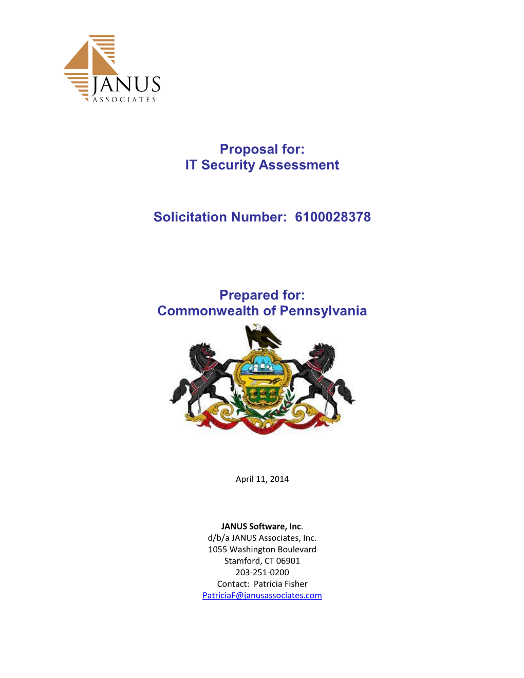 Proposal For: IT Security Assessment