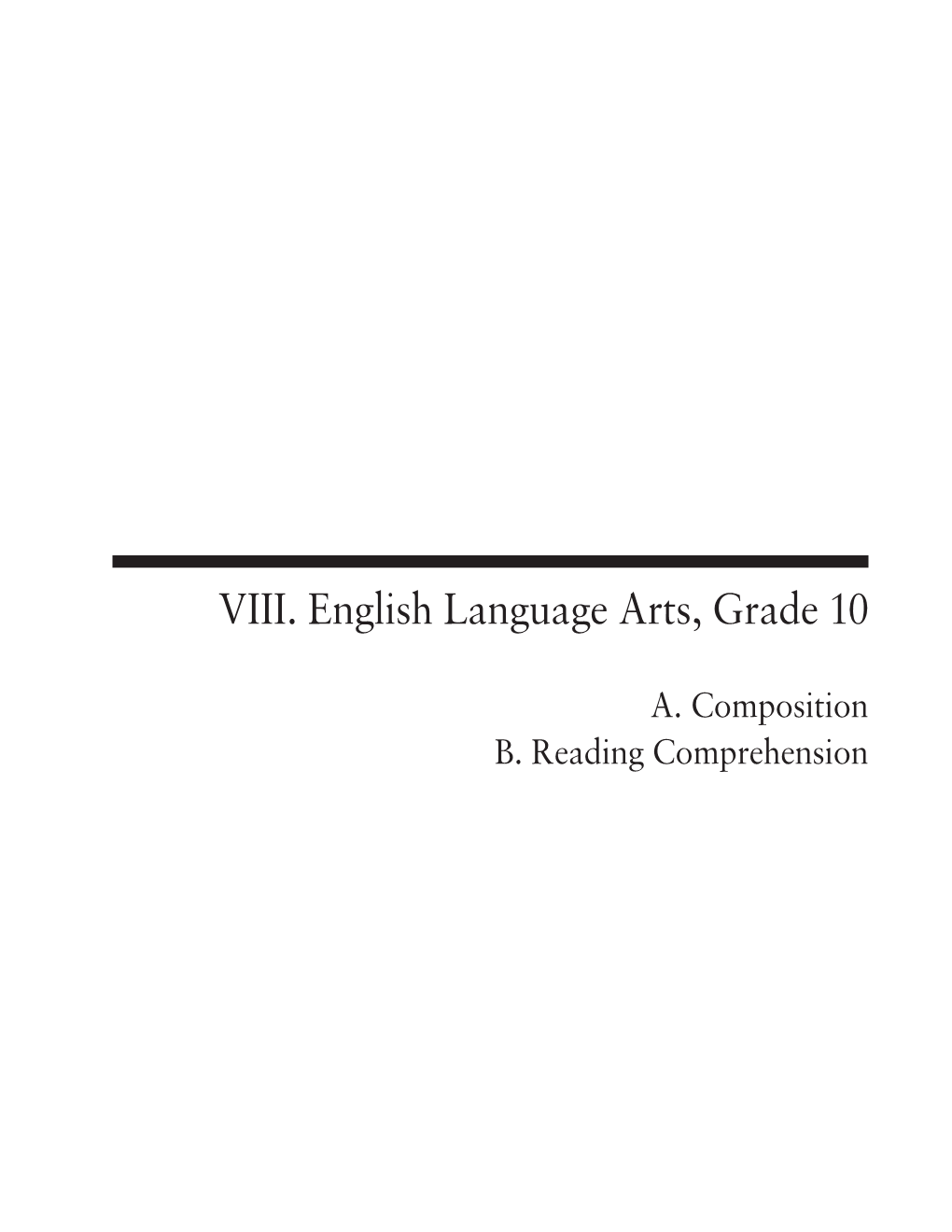 MCAS 2011 Grade 10 English Language Arts Released Item Document