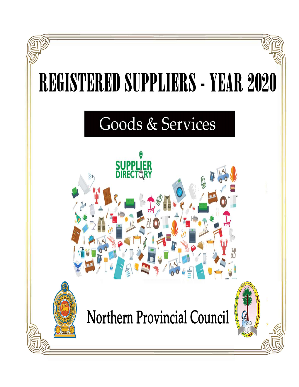 Registered Suppliers