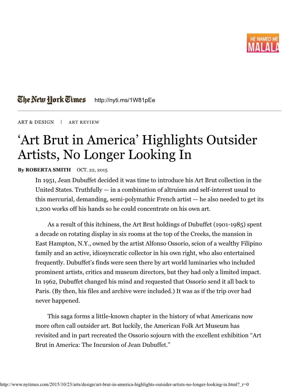 'Art Brut in America' Highlights Outsider Artists, No Longer Looking In