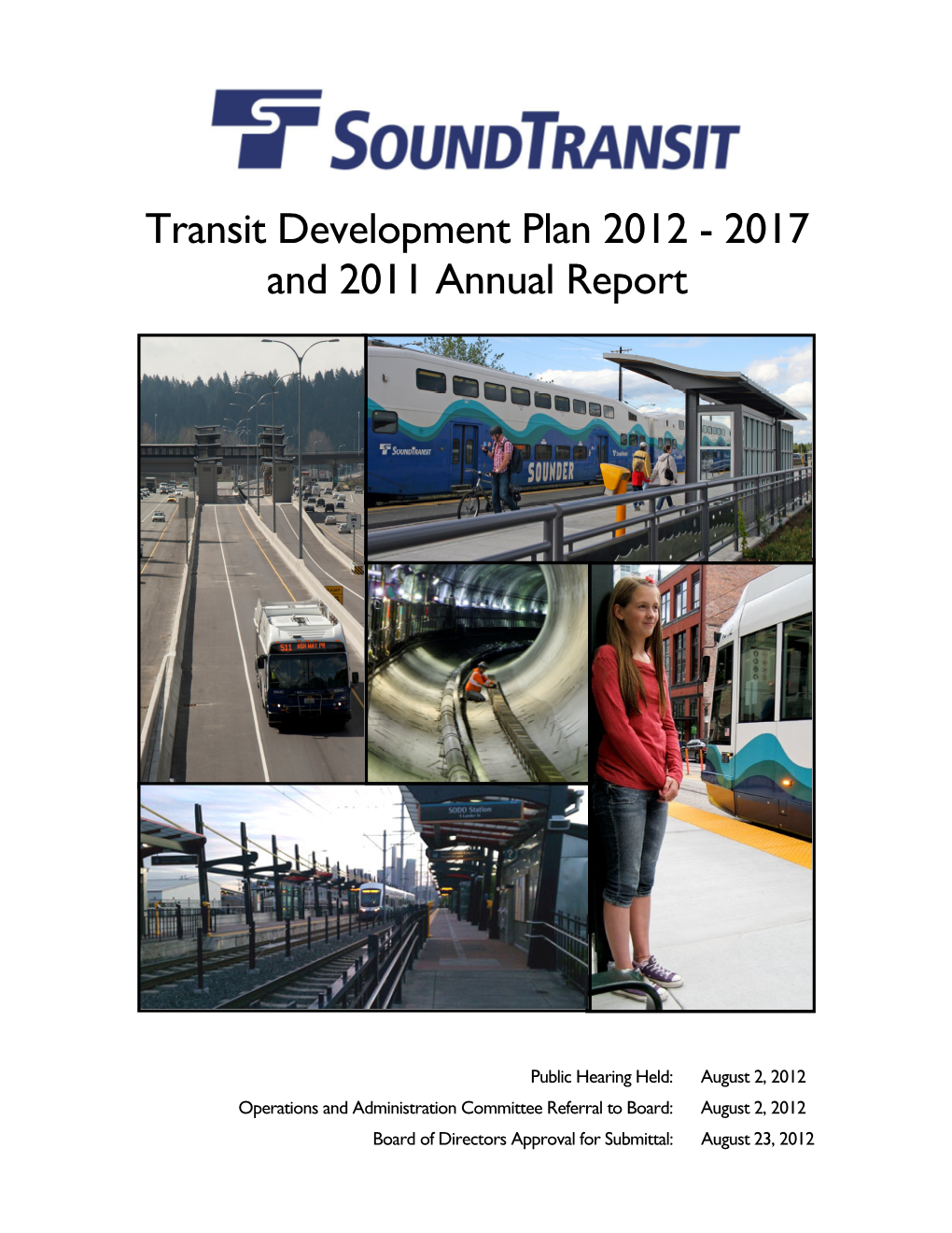 Transit Development Plan 2012 - 2017 and 2011 Annual Report