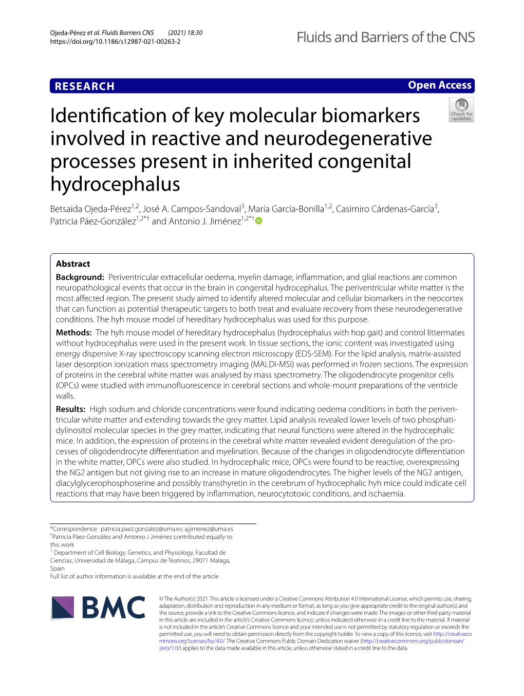Identification of Key Molecular Biomarkers Involved in Reactive And