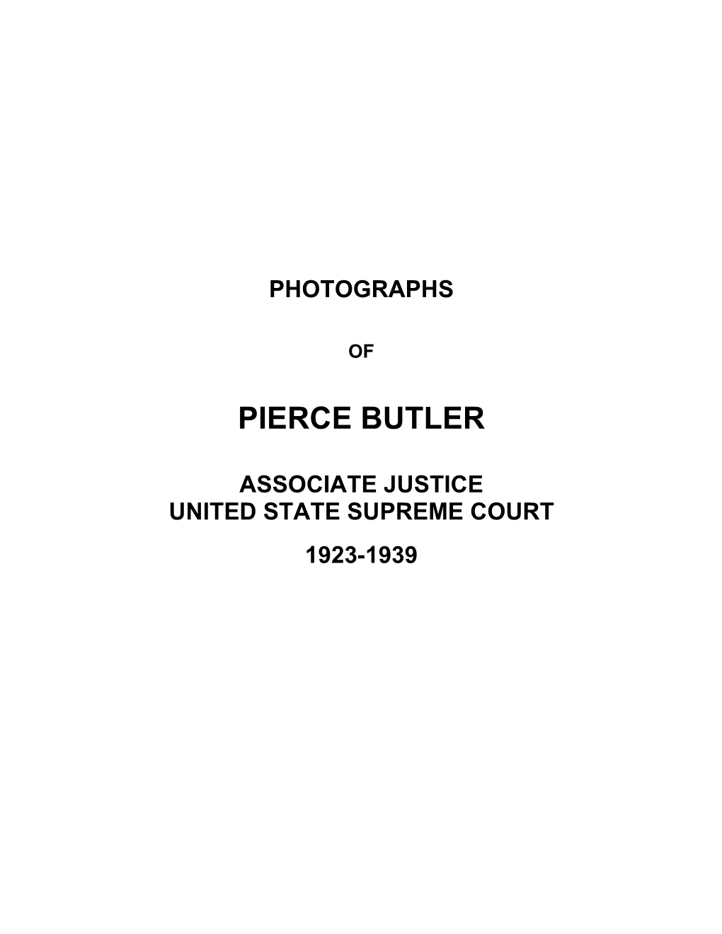 Pierce Butler