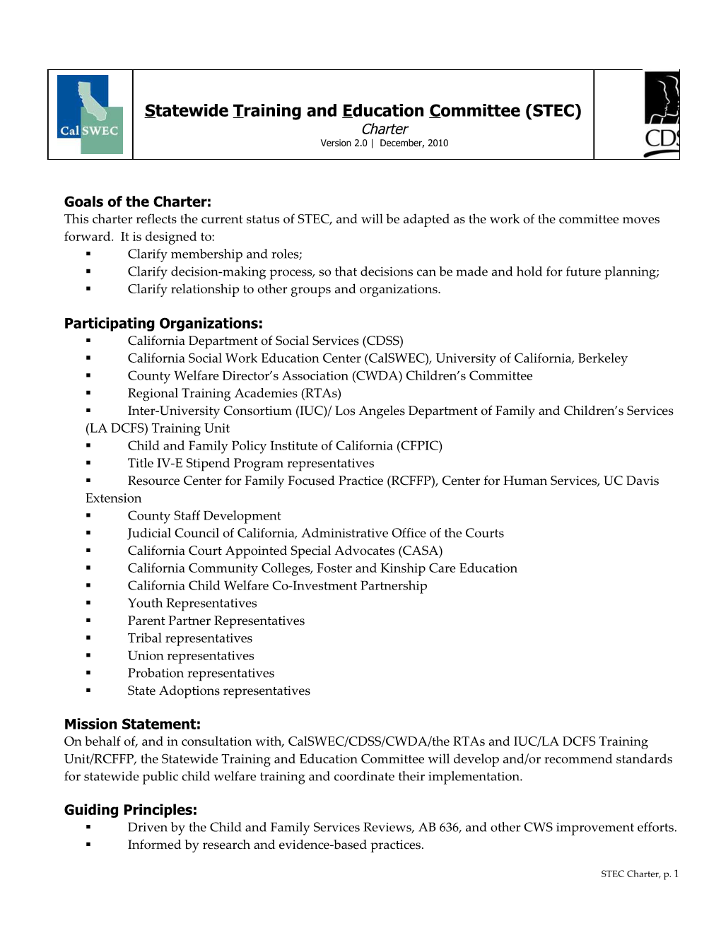 Standardized Core Curriculum Advisory Committee Meeting 9-21-00