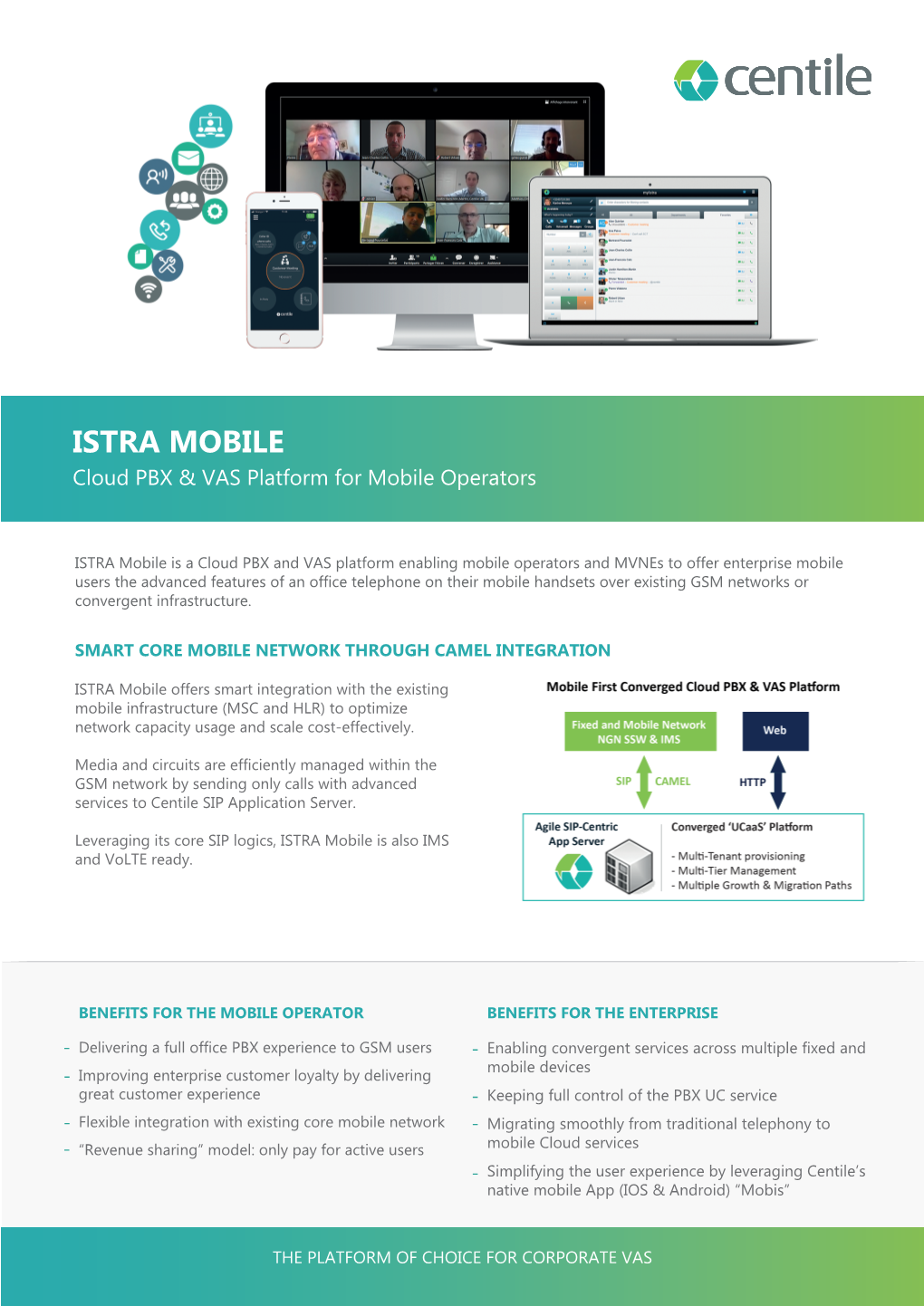 ISTRA MOBILE Cloud PBX & VAS Platform for Mobile Operators