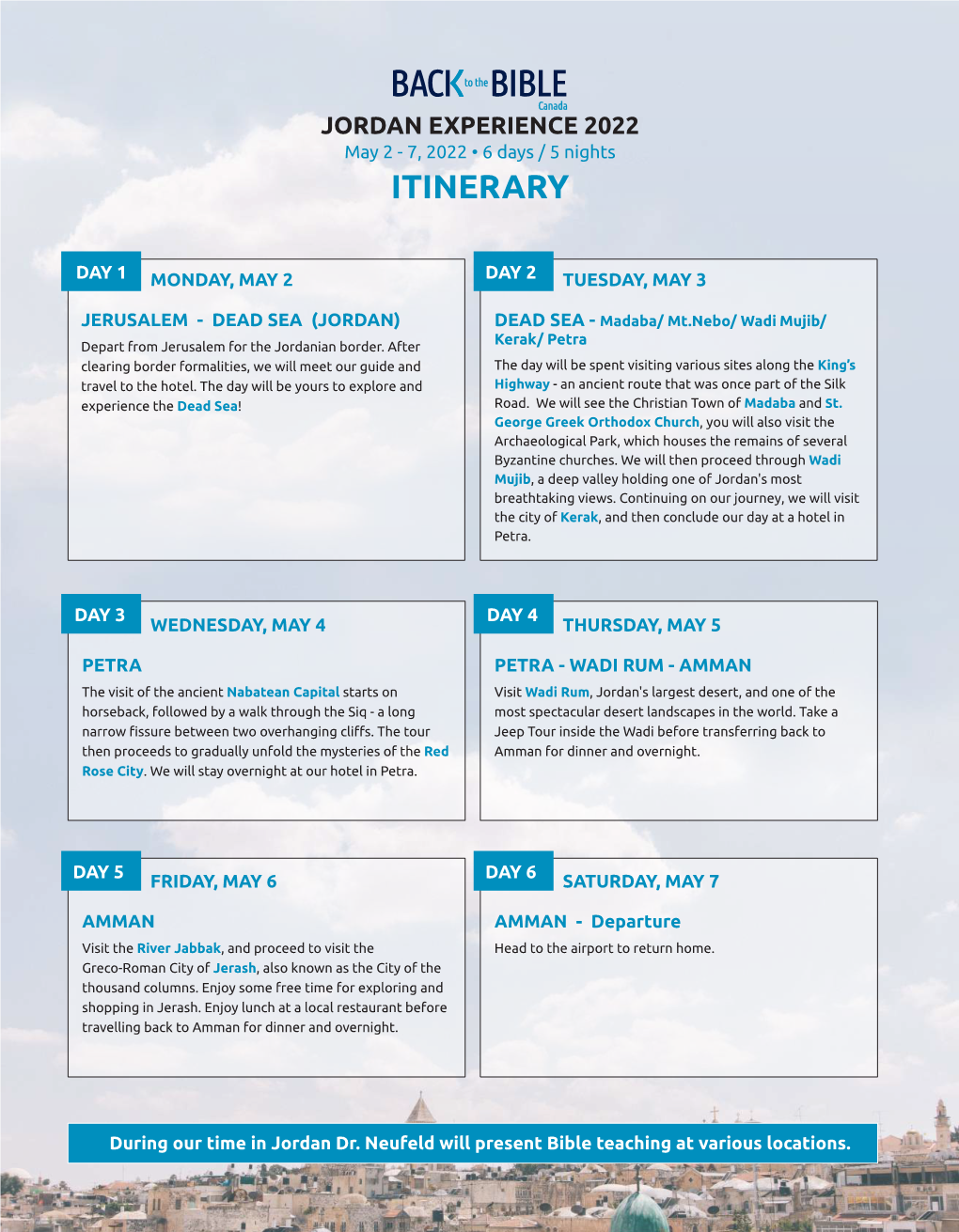 Download Jordan Itinerary