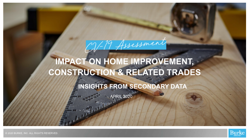 Burke – Home Improvement – COVID-19 Industry Impact