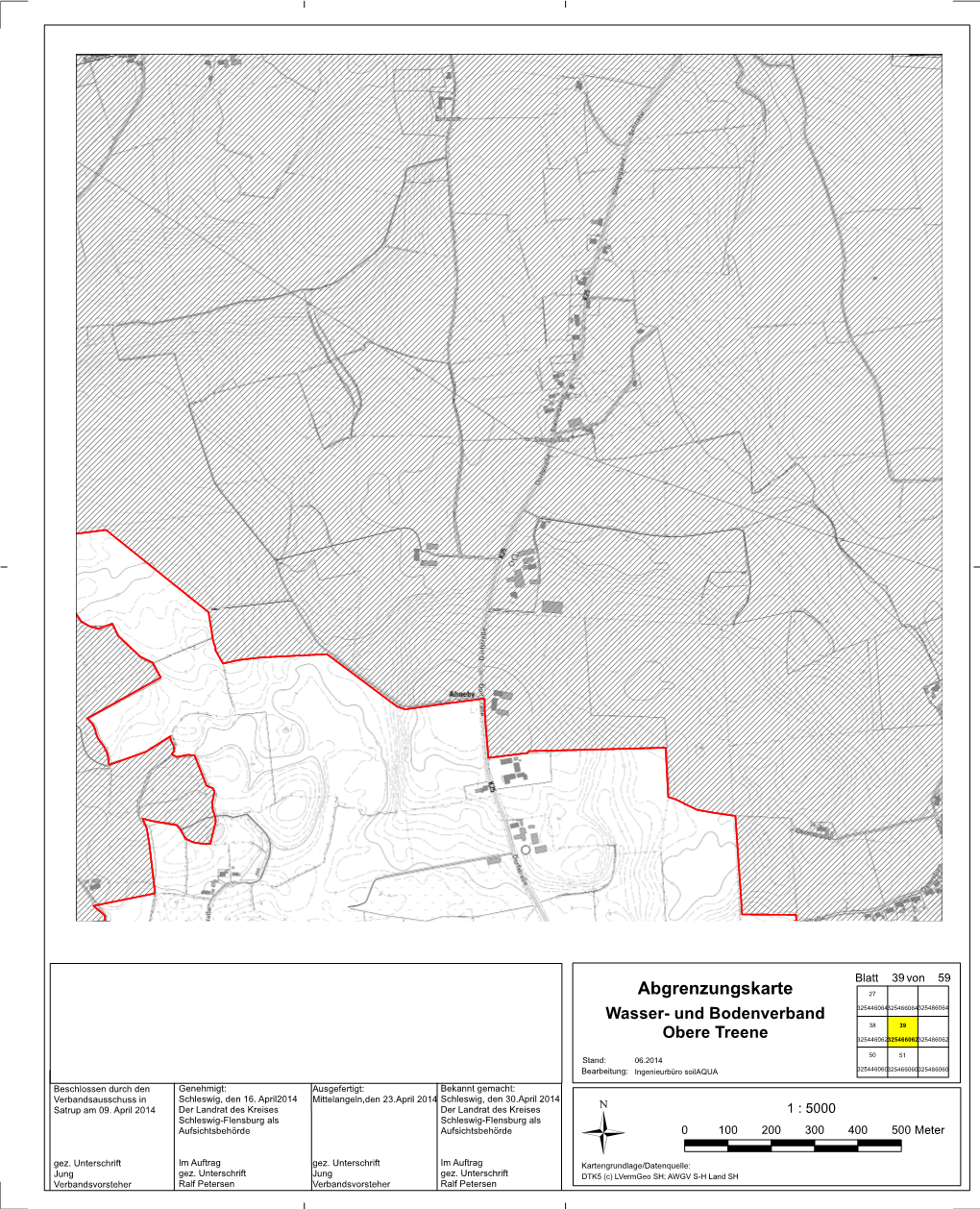 Abgrenzungskarte 27 325486064 Wasser- Und Bodenverband 325446064325466064 38 39