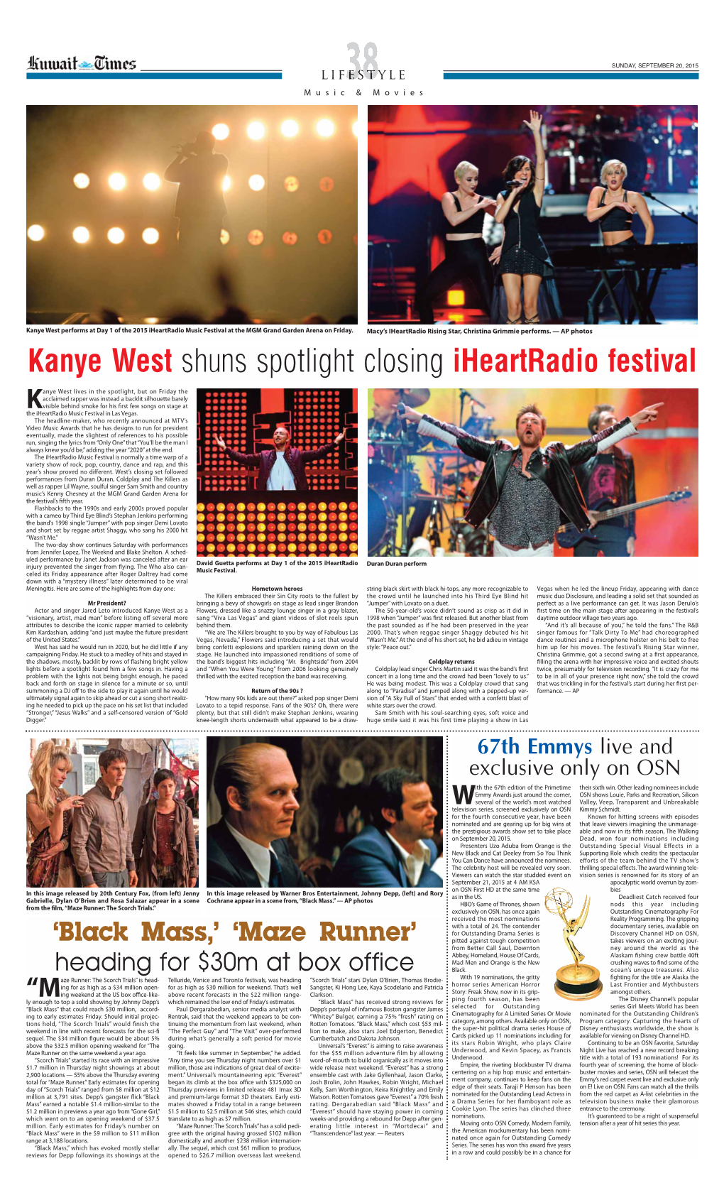 Kanye West Shuns Spotlight Closing Iheartradio Festival