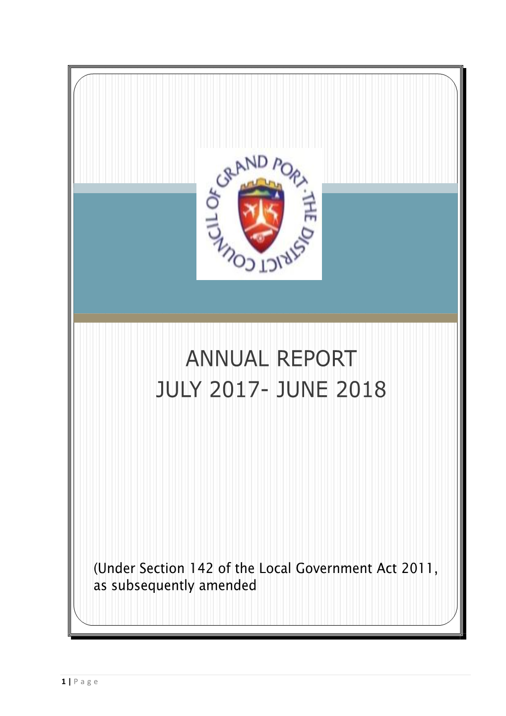 Annual Report July 2017- June 2018