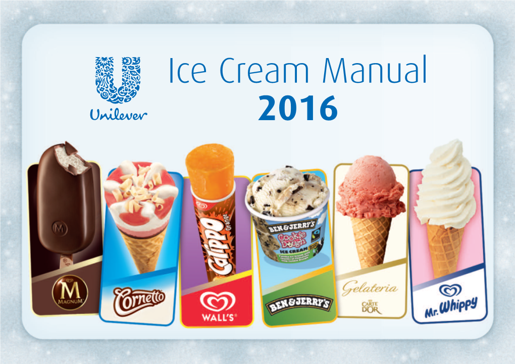 Ice Cream Manual 2016 R M E a V E R E L I C