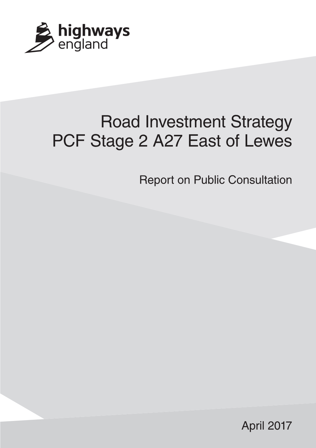 A27 East of Lewes Report on Public Consultation