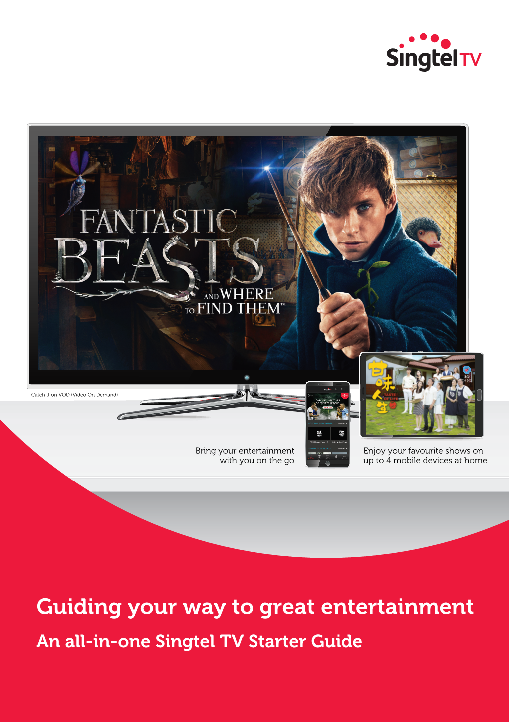 TV Starter Guide Welcome to Your New Singtel TV You Are About to Discover the Latest and the Most Exciting TV Entertainment