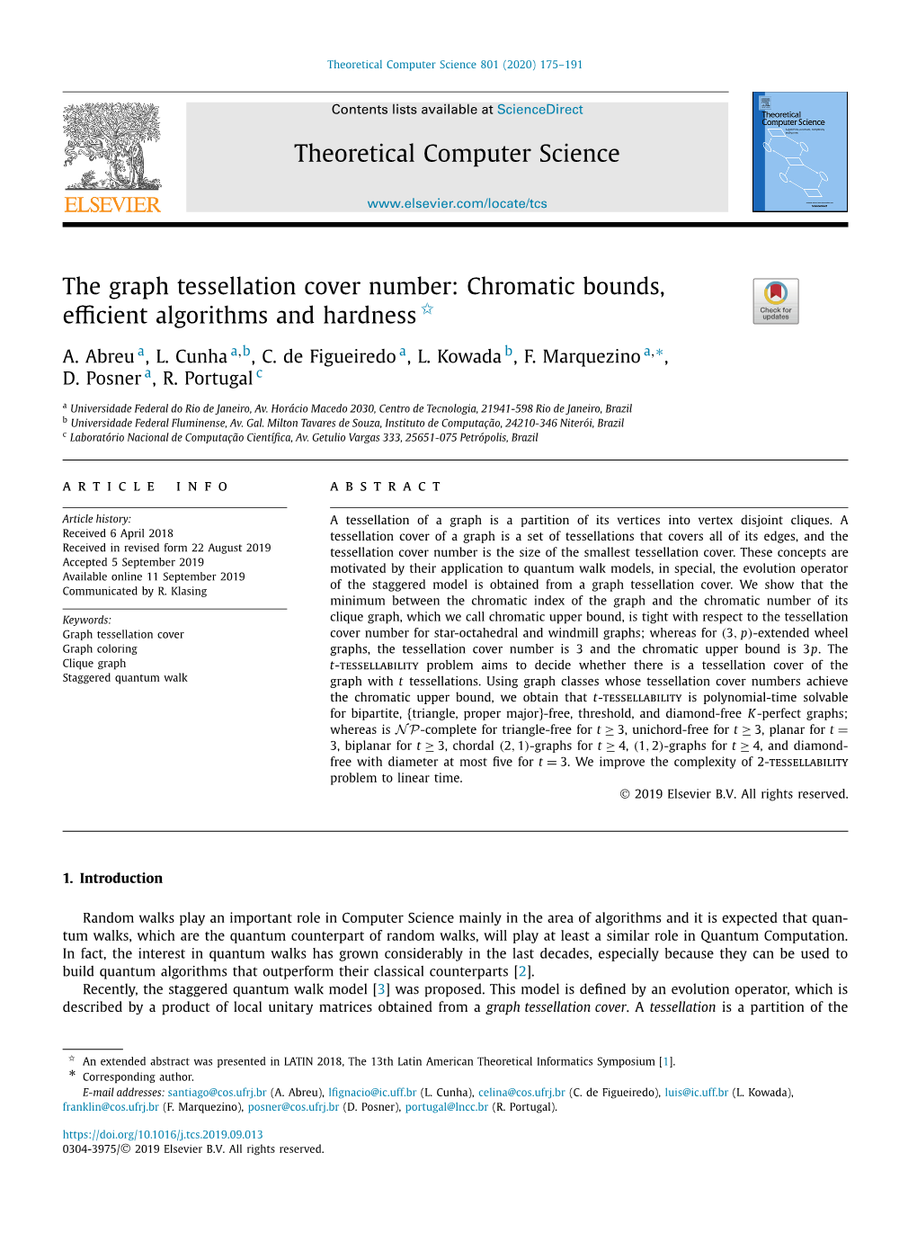 The Graph Tessellation Cover Number: Chromatic Bounds, Efficient Algorithms and Hardness