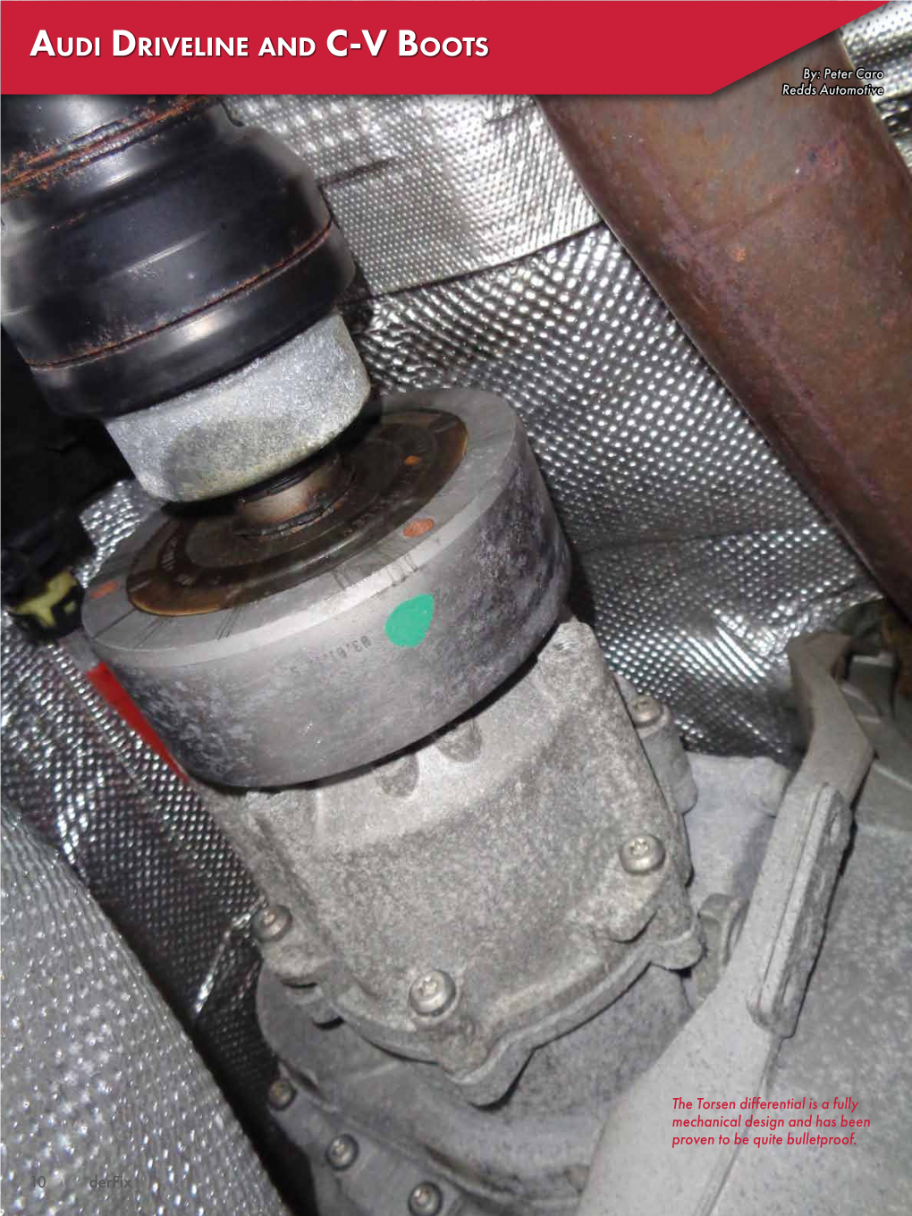 Audi Driveline and CV Boots