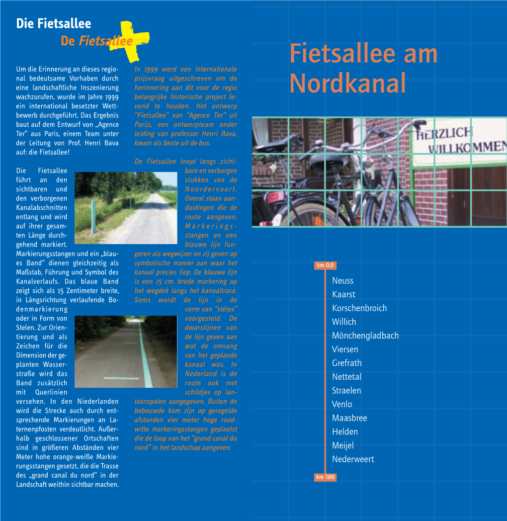 Fietsallee Am Nordkanal