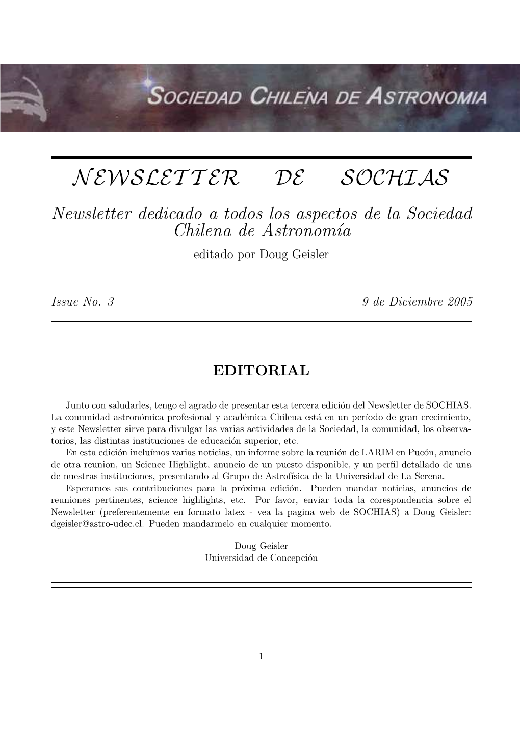 Newslet T Er De Sochias