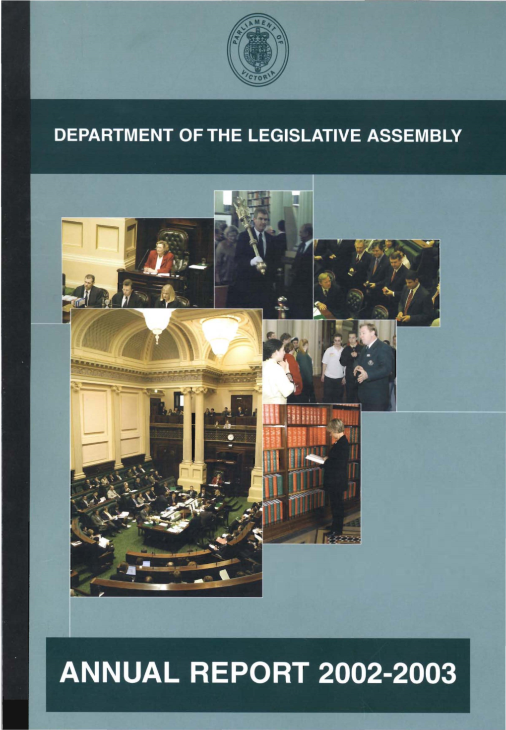 Legislative Assembly Annual Report 2002 03