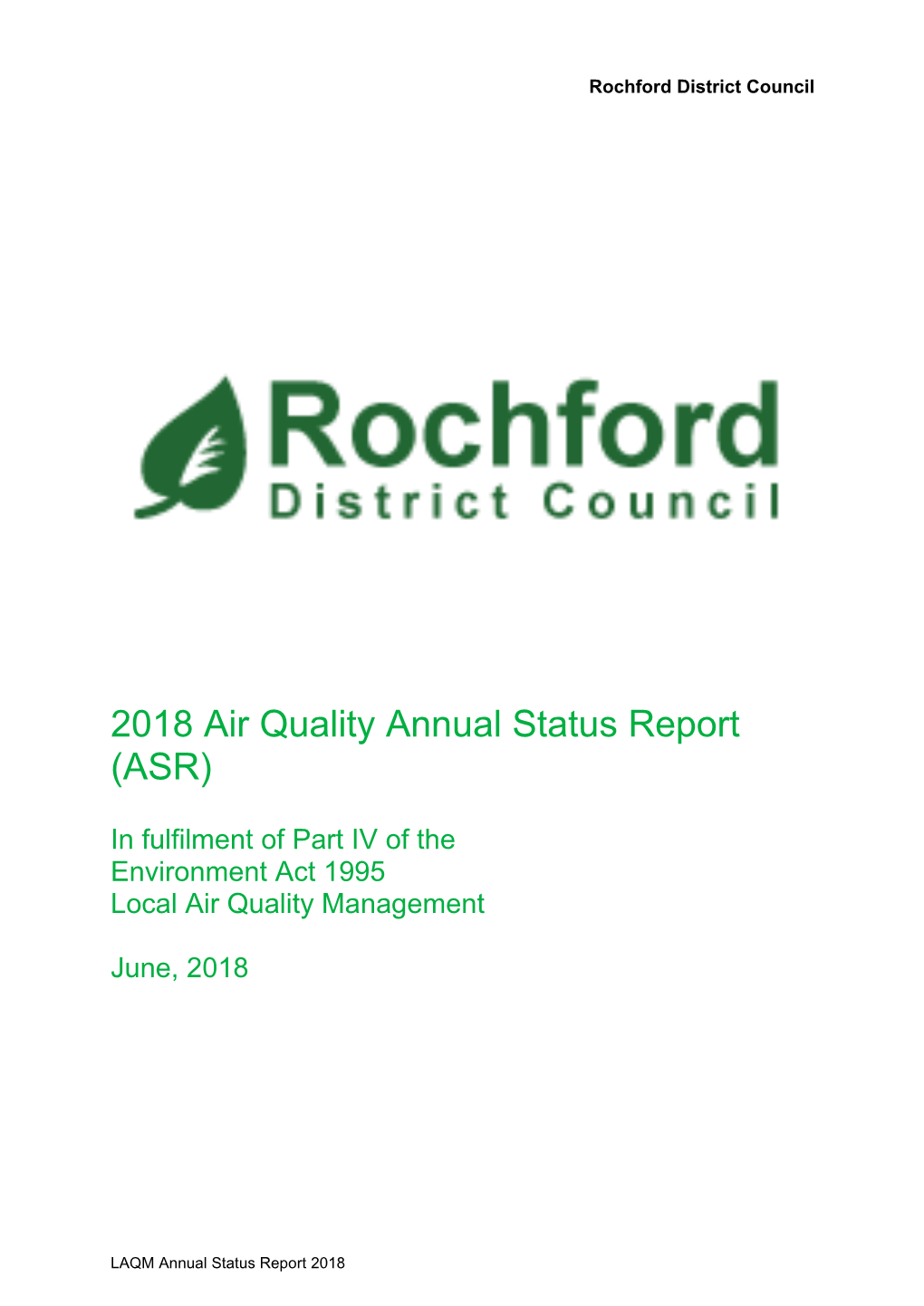 Rochford District Council 2017