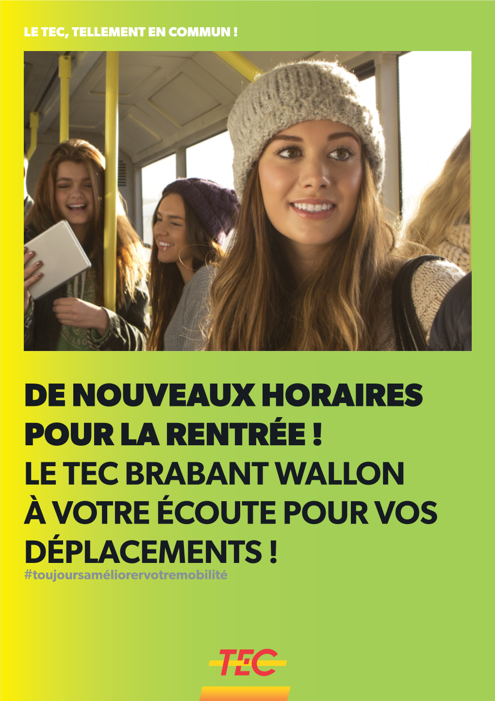 De Nouveaux Horaires Pour La Rentrée ! Le Tec Brabant Wallon À Votre