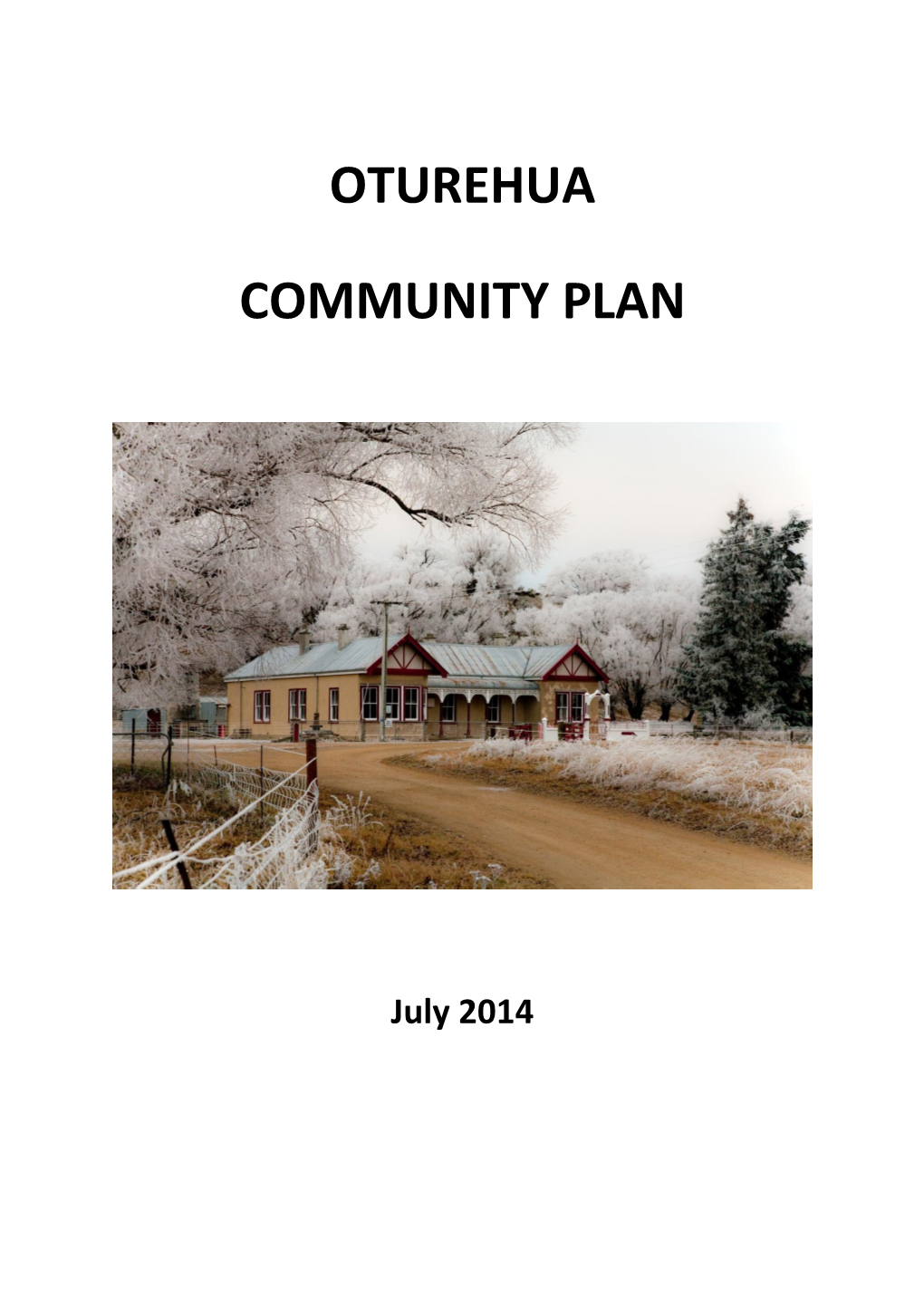 Oturehua Community Plan