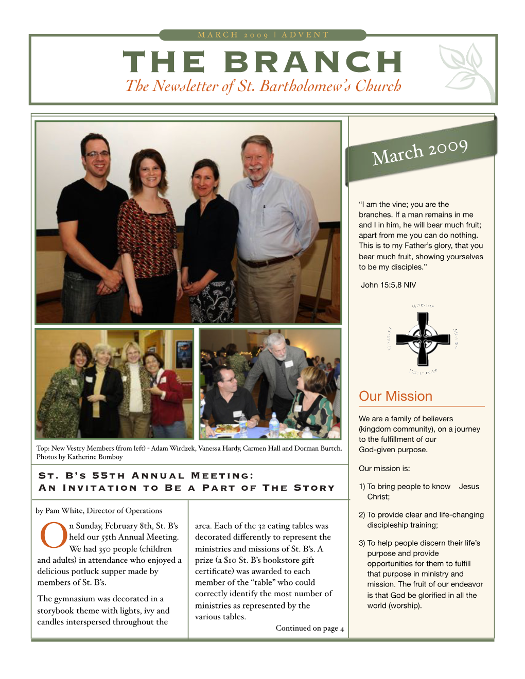 THE BRANCH the Newsletter of St