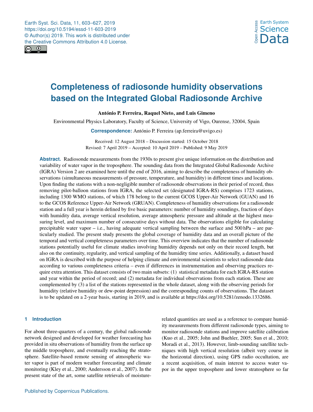 Completeness of Radiosonde Humidity Observations Based on the Integrated Global Radiosonde Archive