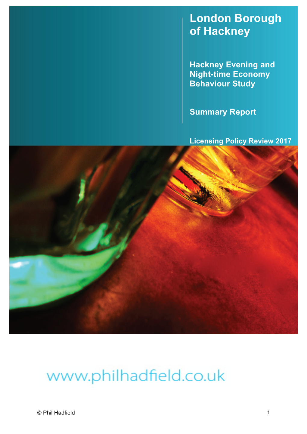 Evening and Night-Time Economy Behaviour Study