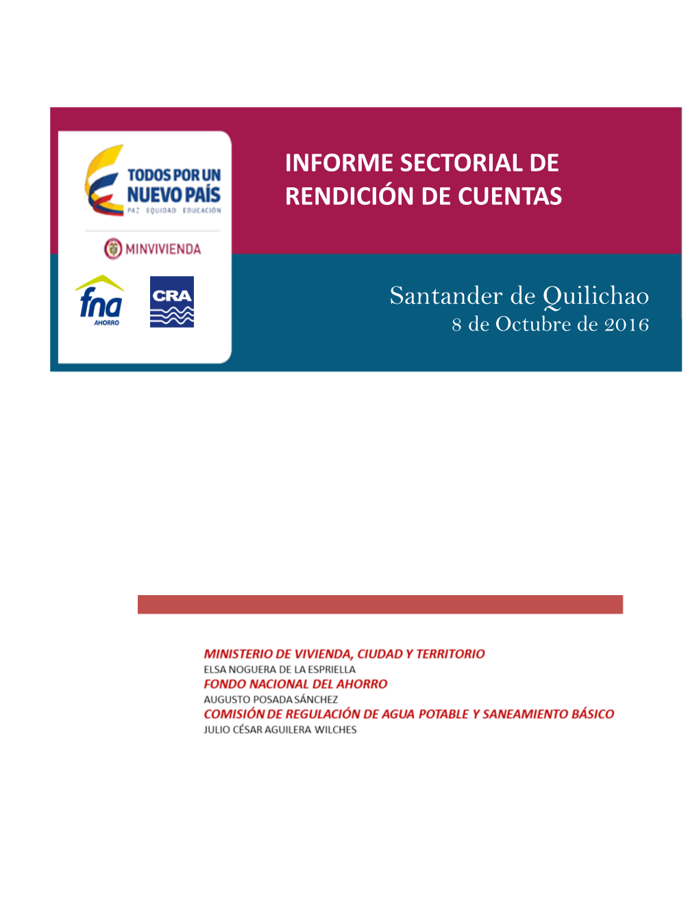 01 Informe Sectorial De Rendición De Cuentas