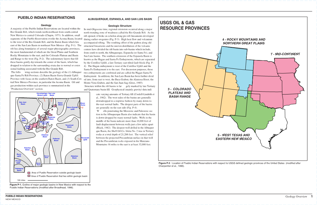 Oil and Gas Plays on the Pueblo Indian Reservations -- New Mexico