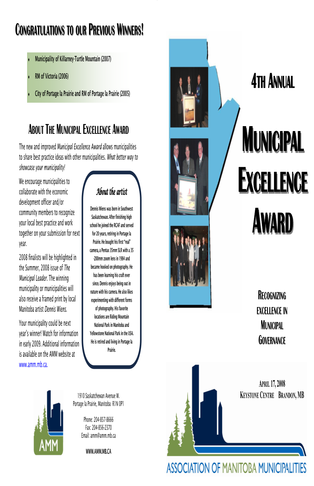 Municipal Excellence Award